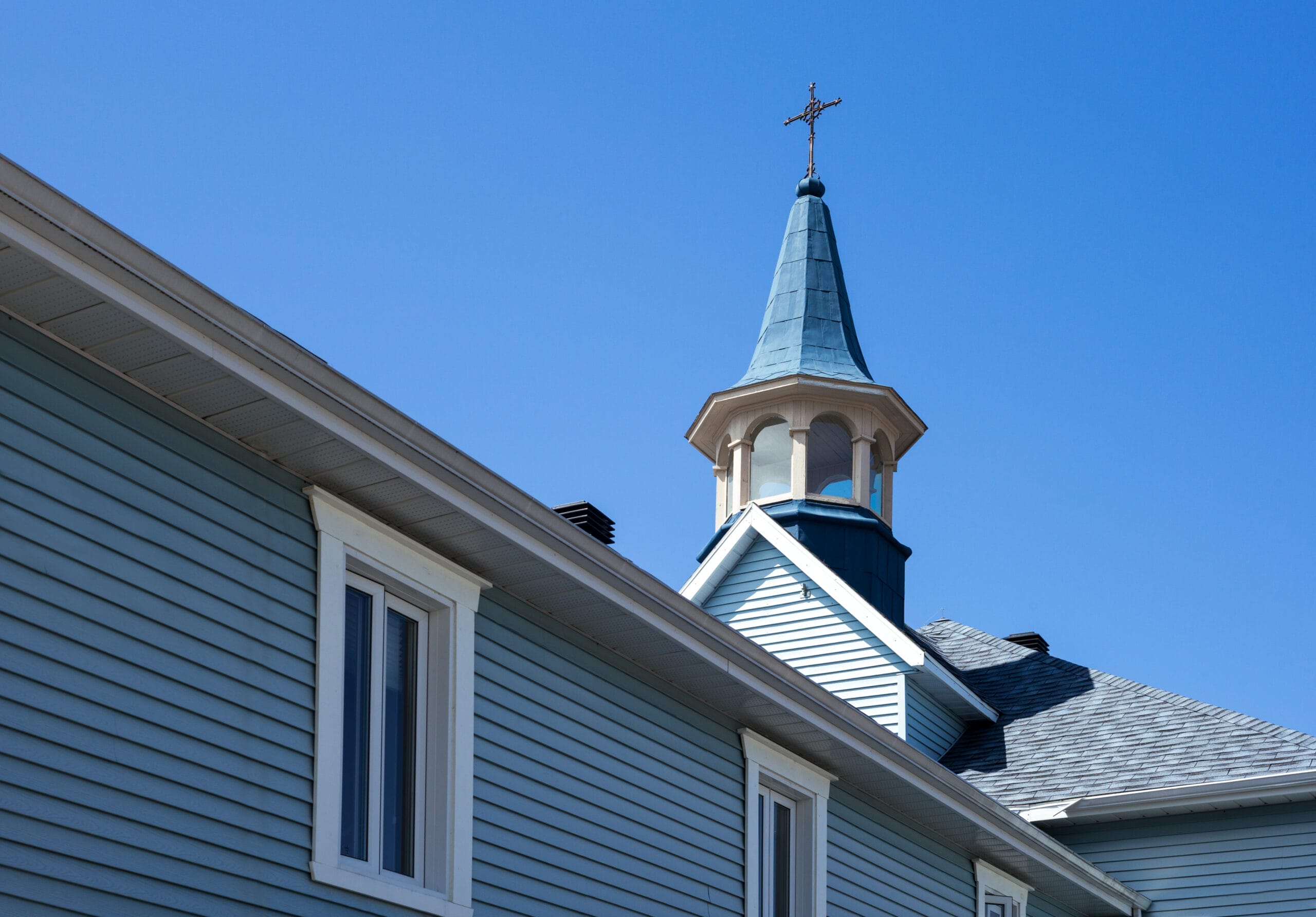 sloped commercial roofs, multi-family roofs, church roofs, Akron